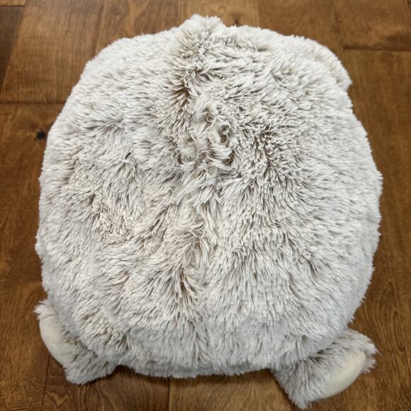 Plush White and Cream Stuffed Bear - Picture 5 of 11